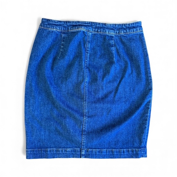 J Crew Denim Front Snap Skirt|J Crew Denim Skirt| J Crew Denim - Picture 5 of 9